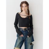 ストラップデザインリブニットトップス | EVRIS | 詳細画像11