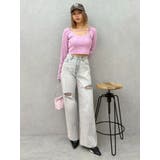 ストラップデザインリブニットトップス | EVRIS | 詳細画像24