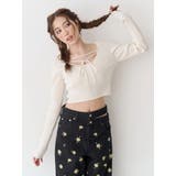 ストラップデザインリブニットトップス | EVRIS | 詳細画像3