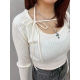 ストラップデザインリブニットトップス | EVRIS | 詳細画像32