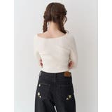 ストラップデザインリブニットトップス | EVRIS | 詳細画像5