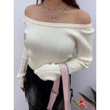 2WAYバックリボンニットトップス | EVRIS | 詳細画像10 