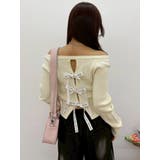 2WAYバックリボンニットトップス | EVRIS | 詳細画像12 