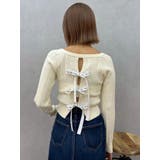 2WAYバックリボンニットトップス | EVRIS | 詳細画像18 