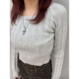 2WAYバックリボンニットトップス | EVRIS | 詳細画像48 