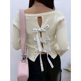 2WAYバックリボンニットトップス | EVRIS | 詳細画像9 