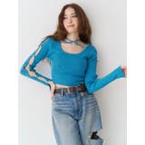 アームビジューニットトップス | EVRIS | 詳細画像3