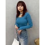 アームビジューニットトップス | EVRIS | 詳細画像32