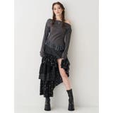 レースドッキングアシンメトリートップス | EVRIS | 詳細画像14 