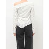 レースドッキングアシンメトリートップス | EVRIS | 詳細画像43 