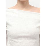 レースドッキングアシンメトリートップス | EVRIS | 詳細画像44 