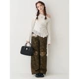 レースドッキングアシンメトリートップス | EVRIS | 詳細画像6 