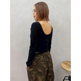 バックオープンショートリブトップス | EVRIS | 詳細画像19