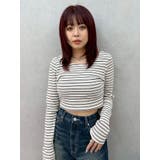 バックオープンショートリブトップス | EVRIS | 詳細画像29