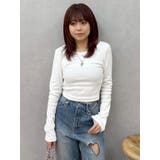 バックオープンショートリブトップス | EVRIS | 詳細画像36