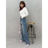 バックオープンショートリブトップス | EVRIS | 詳細画像40