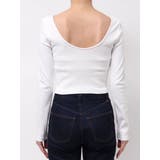 バックオープンショートリブトップス | EVRIS | 詳細画像44