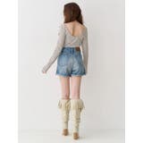 バックオープンショートリブトップス | EVRIS | 詳細画像7