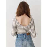 ミックス | バックオープンショートリブトップス | EVRIS