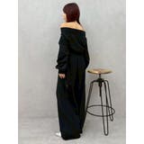 フロントジップオフショルスウェットトップス【セットアップ着用可能】 | EVRIS | 詳細画像26 