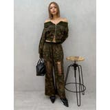 フロントジップオフショルスウェットトップス【セットアップ着用可能】 | EVRIS | 詳細画像35 