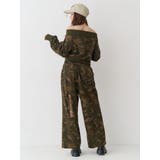 フロントジップオフショルスウェットトップス【セットアップ着用可能】 | EVRIS | 詳細画像5 