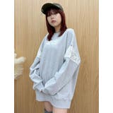 レースEmbroideryスウェットトップス | EVRIS | 詳細画像10 