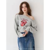 【ザ・ローリング・ストーンズ】ワンショルスウェット | EVRIS | 詳細画像8