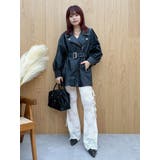 オーバーサイズライダースジャケット | EVRIS | 詳細画像10 