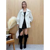 オーバーサイズライダースジャケット | EVRIS | 詳細画像24 