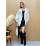 オーバーサイズライダースジャケット | EVRIS | 詳細画像25 