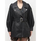 オーバーサイズライダースジャケット | EVRIS | 詳細画像26 