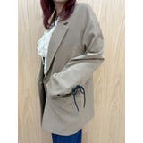 レースアップテーラードジャケット【セットアップ着用可能】 | EVRIS | 詳細画像17 