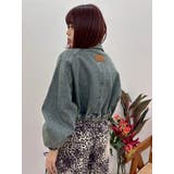 ヴィンテージライクデニムショートブルゾン | EVRIS | 詳細画像32 