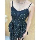 レースドッキングアシンメトリーミニワンピース | EVRIS | 詳細画像10 