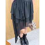 レースドッキングアシンメトリーミニワンピース | EVRIS | 詳細画像19 