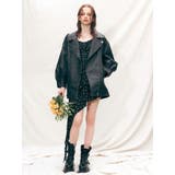 レースドッキングアシンメトリーミニワンピース | EVRIS | 詳細画像4 