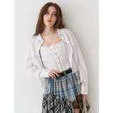 ホワイト | アンサンブルシャツトップス | EVRIS