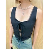 レースアップリボンビスチェ【セットアップ着用可能】 | EVRIS | 詳細画像11 