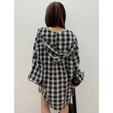 オーバーサイズチェックフードシャツ【セットアップ着用可能】 | EVRIS | 詳細画像21 