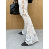 レースリボンフレアレギンス | EVRIS | 詳細画像11 