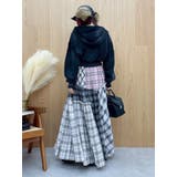 チェックドッキングロングスカート | EVRIS | 詳細画像12 