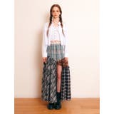 チェックドッキングロングスカート | EVRIS | 詳細画像7 