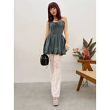 【厚底】ビジュープラットフォームサンダル | EVRIS | 詳細画像16