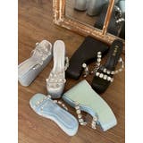 【厚底】ビジュープラットフォームサンダル | EVRIS | 詳細画像22