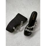 【厚底】ビジュープラットフォームサンダル | EVRIS | 詳細画像30