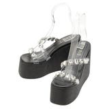 【厚底】ビジュープラットフォームサンダル | EVRIS | 詳細画像41