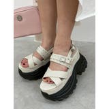 【厚底】プラットフォームスニーカーサンダル | EVRIS | 詳細画像11