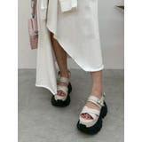 【厚底】プラットフォームスニーカーサンダル | EVRIS | 詳細画像12