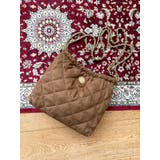 キャメル | フェイクスウェードキルティングショルダーBAG | EVRIS